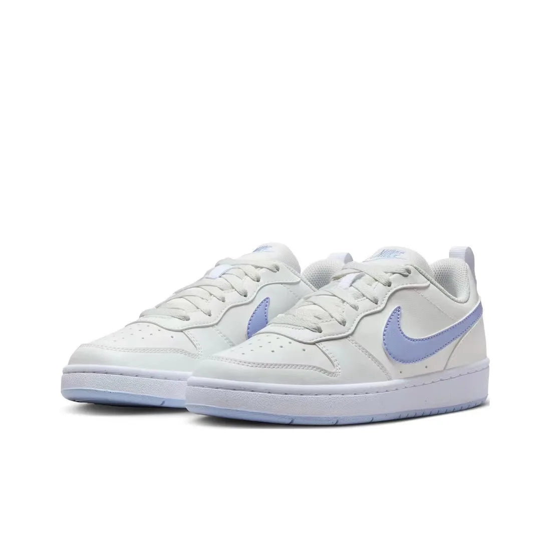 Nike Court Borough Comfortable and Versatile Youth Nike Shoes Anti slip and Durable Children Board Shoes Low cut Women Shoes