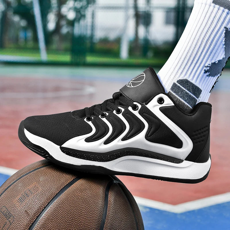 Men's actual breathable wear-resistant basketball shoes non-slip shock absorption deodorant shock absorption men's sneakers