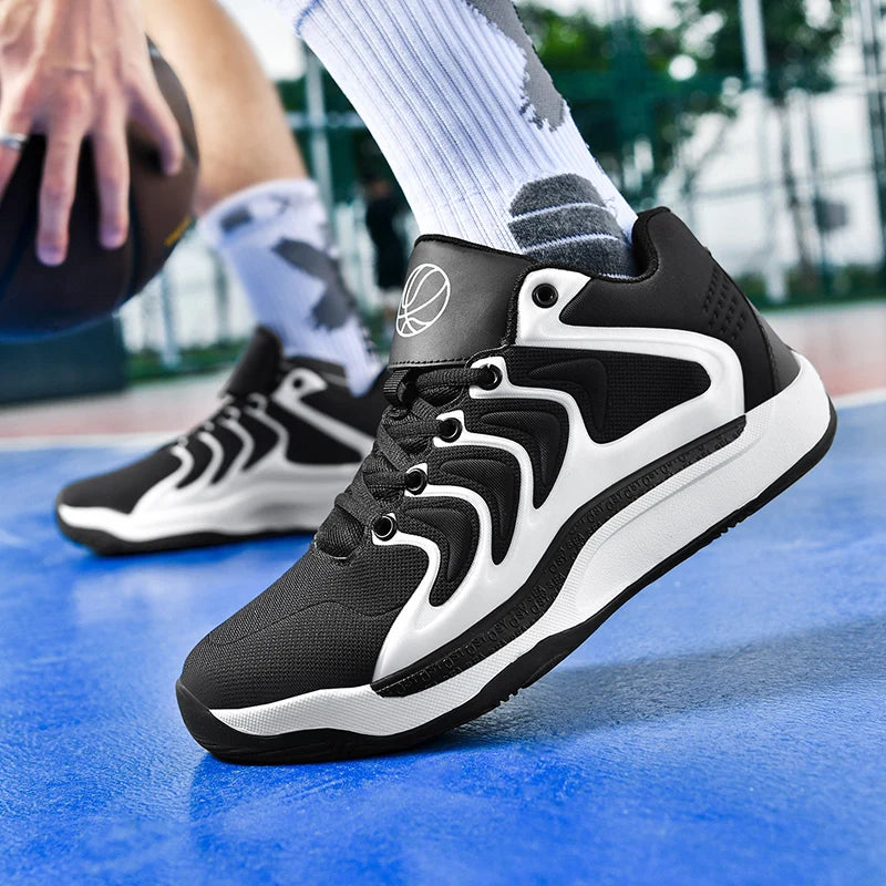 Men's actual breathable wear-resistant basketball shoes non-slip shock absorption deodorant shock absorption men's sneakers