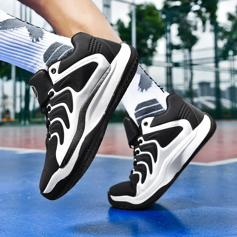 Men's actual breathable wear-resistant basketball shoes non-slip shock absorption deodorant shock absorption men's sneakers