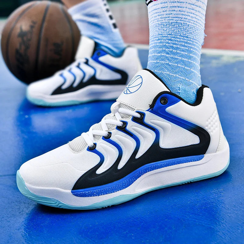 Men's actual breathable wear-resistant basketball shoes non-slip shock absorption deodorant shock absorption men's sneakers