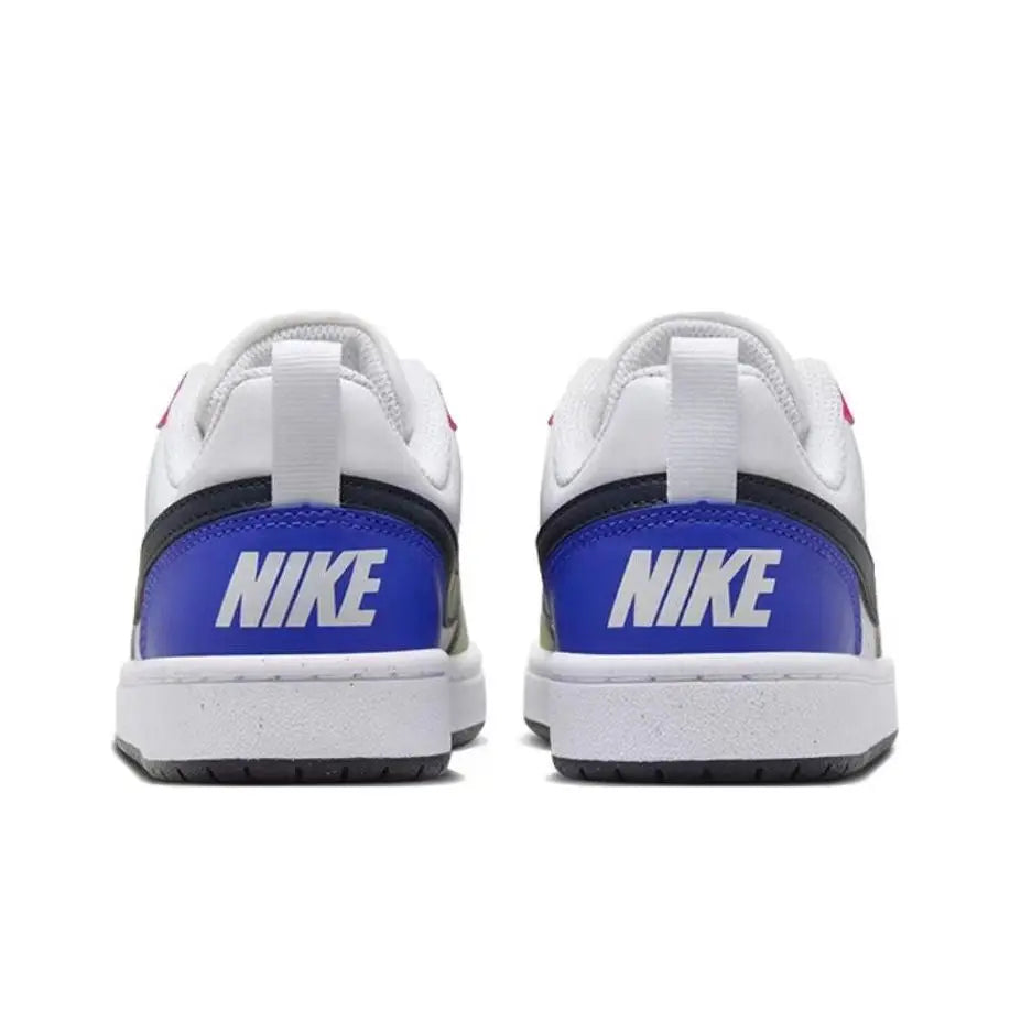 Nike Court Borough Comfortable and Versatile Youth Nike Shoes Anti slip and Durable Children Board Shoes Low cut Women Shoes